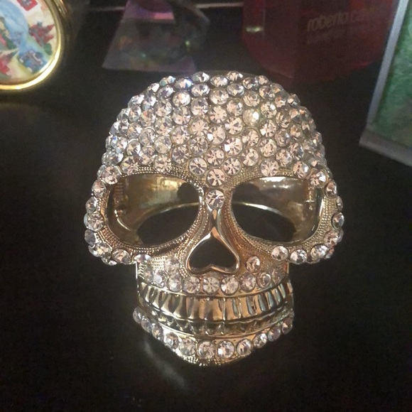 Gold plated bracelet. Unique piece. Skull π - Picture 3 of 9